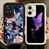 Phone Case for Xiaomi Redmi Note 15 14 13 Pro Plus Beautiful Purple Butterfly Shell 12S 11 11S 11T 5G 14S Soft Silicone Funda