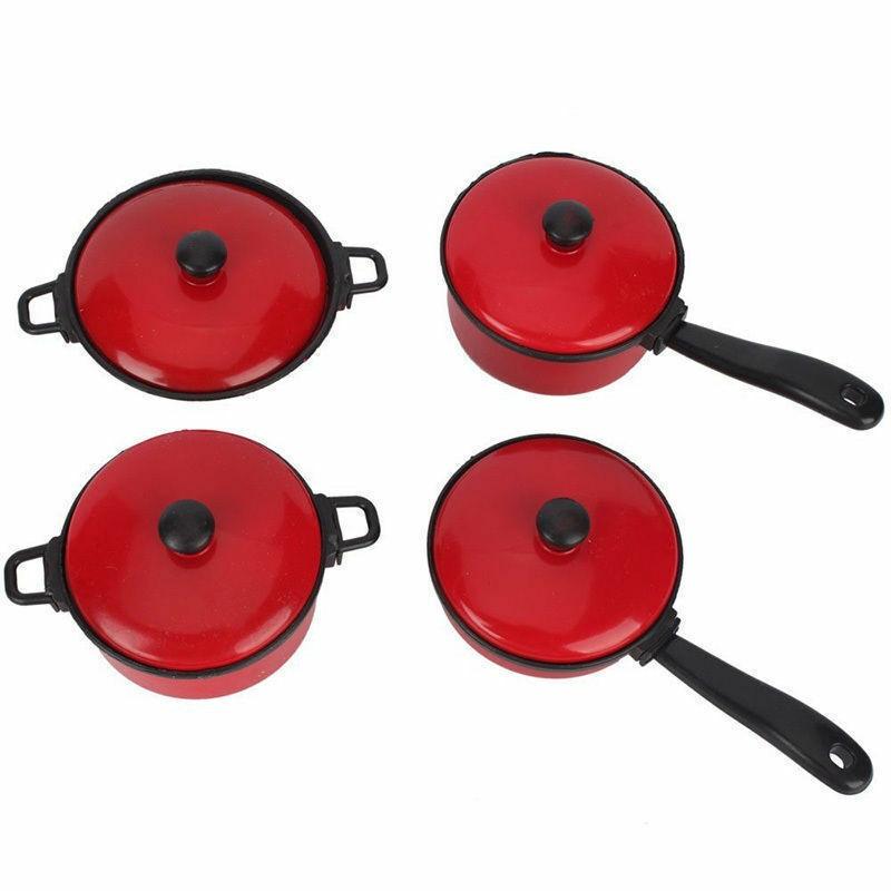 Delightful 13pcs Kid Play House Toy Kitchen Utensils Cooking Pots And Pans Set