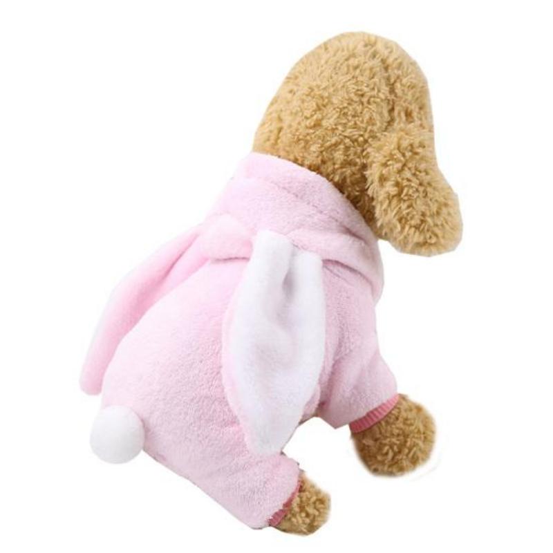 Pet Supplies Dog Clothes Cat Pet Clothes Autumn and Winter Long-eared Rabbit Transformed Small and Medium-sized Dog Home Warm Clothes