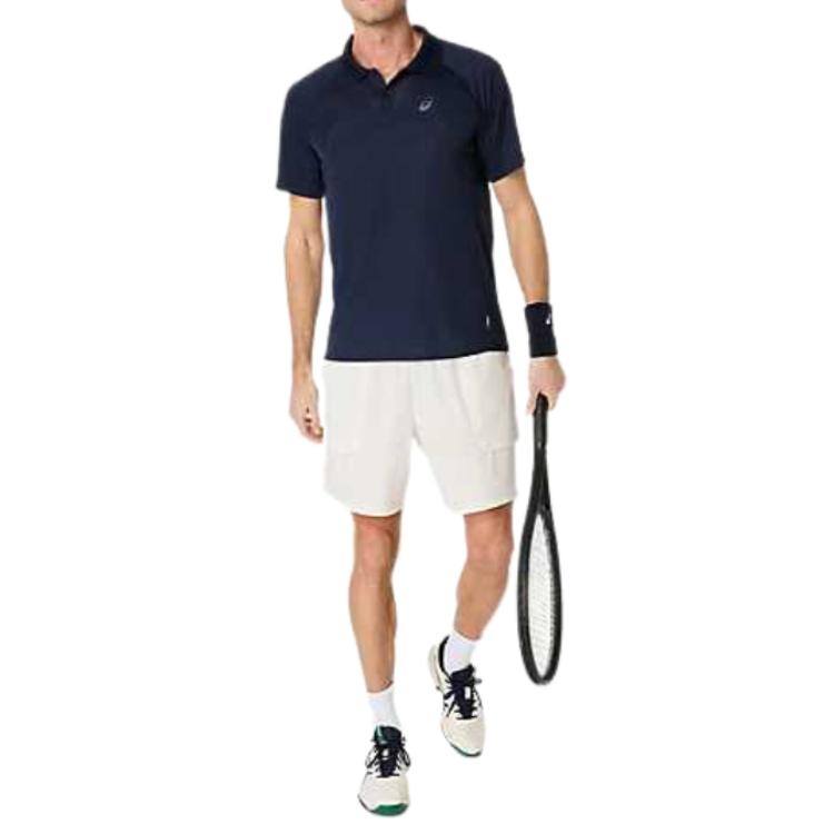 Asics Match Actibreeze Comfortable Versatile Trendy Fashion Short Sleeve Polo Shirt Men Tops 2041A365-400
