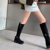 Retro Western Cowboy Boots New Versatile Stacking Boots Matte Summer Thin Boots