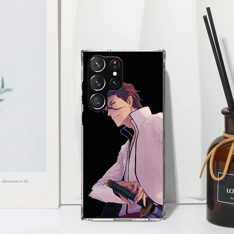 Bleach Aizen Sousuke Phone Case For Samsung Galaxy S26 S25 Edge S24 FE S23 S22 Ultra S21 Plus S20 + Art Fundas Back Cover Galaxy
