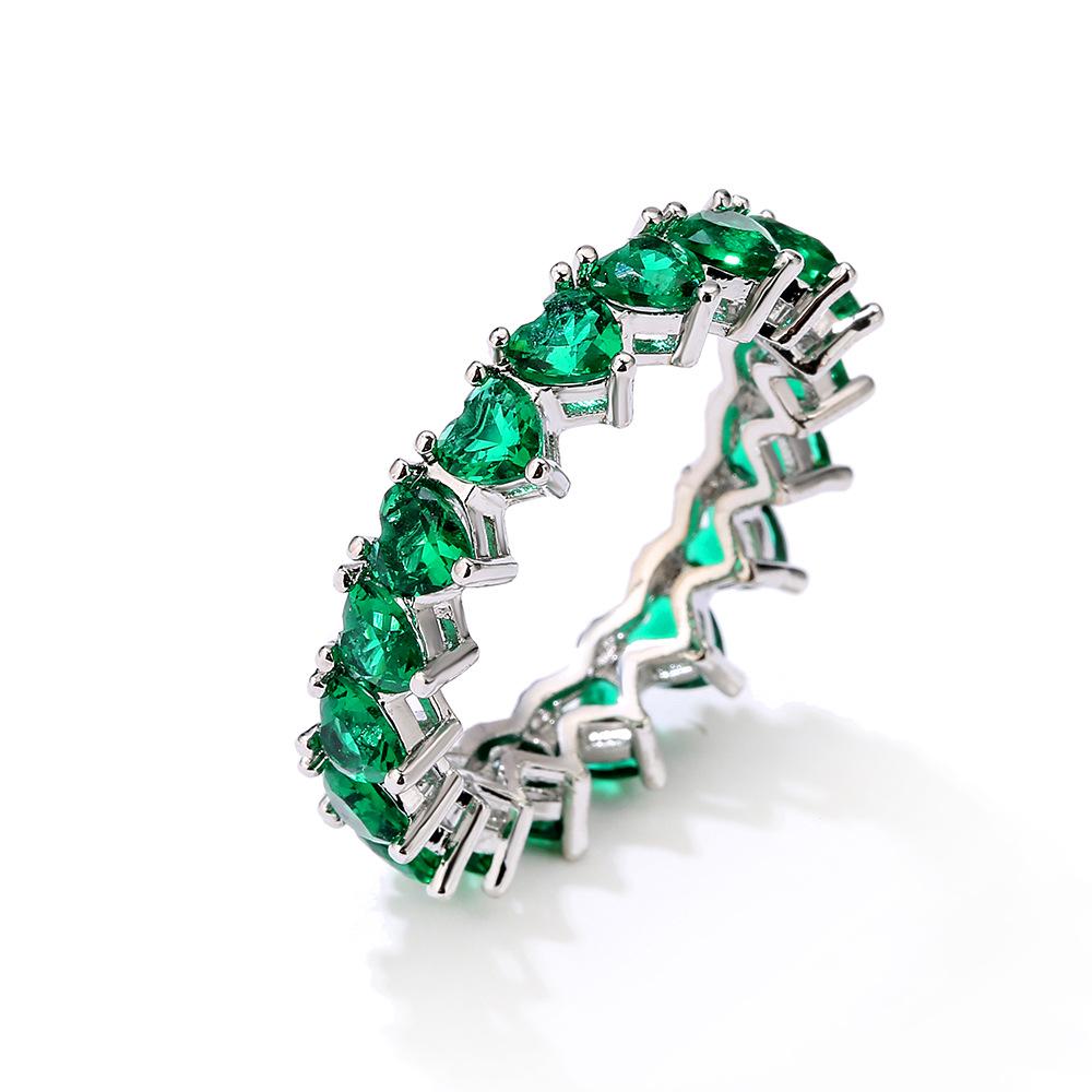 RAKOL Eleganter Luxus Kupfer Zirkon Braut Hochzeits Verlobungsring für Frauen