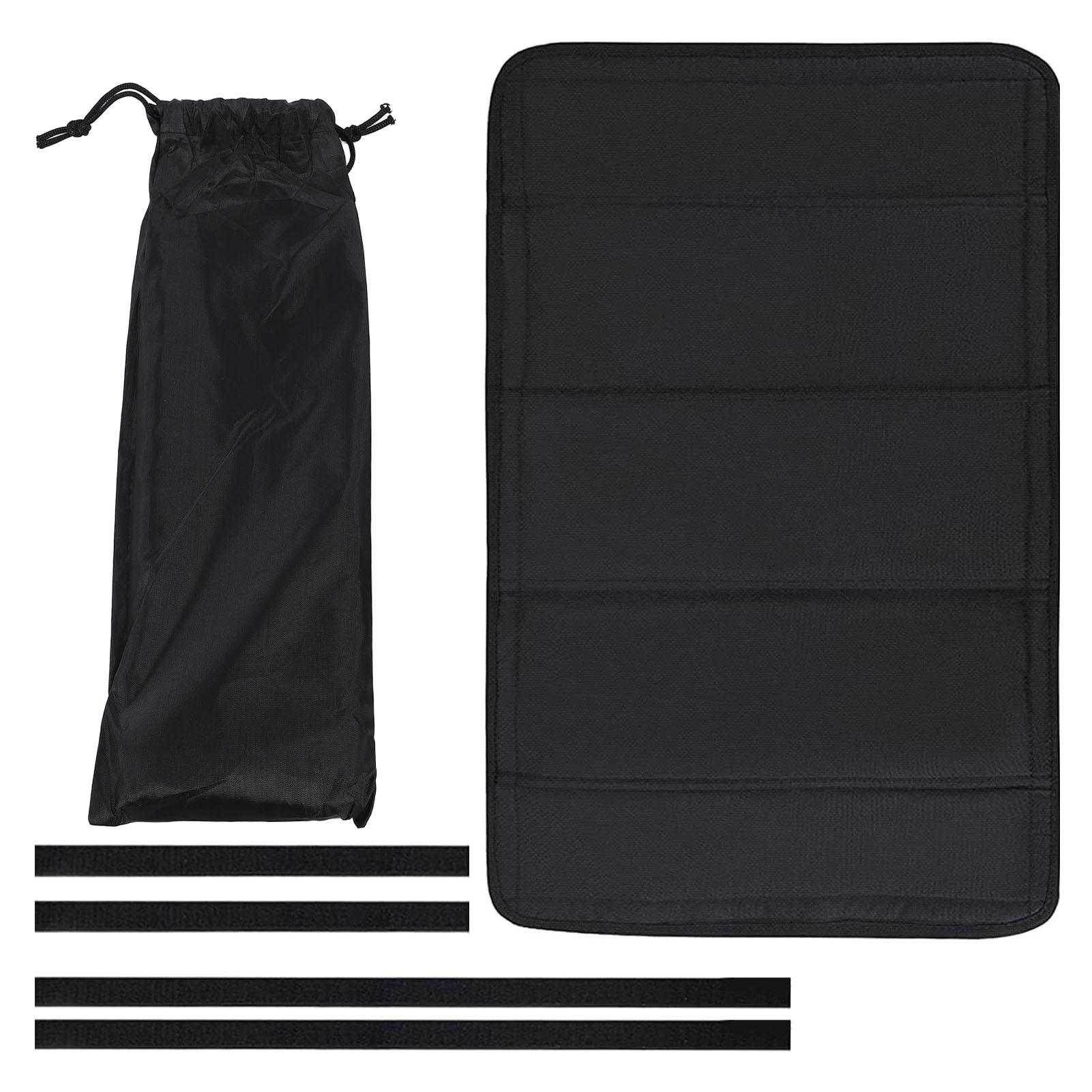 

64 X 41 см солнцезащитный козырек на дверь и окно автофургона, черный, защита конфиденциальности, складной затемняющий чехол для окна автофургона Win Hook and Loop Style