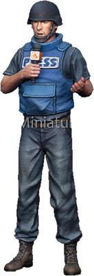 Mantis Miniature S Maßstab Moderner Reporter Resin Bausatz Man35202 1/35 TV/Nachrichten (Person)