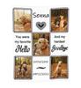 Dog Animal Pattern Blanket Flannel Soft Comfortable Home Blanket Warm Blanket Birthday Holiday Gift
