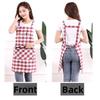 Cotton Stain-Resistant Kitchen Apron Breathable Cotton Cooking Apron Wipeable Hands Sleeveless Barber Apron Home Kitchen