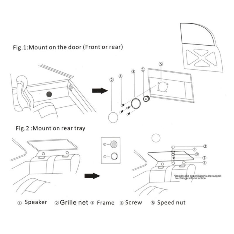 Pre-wired Car Audios Tweeter Universal High Efficiency Mini Dome Tweeter Loudspeaker 20W Loud Speaker
