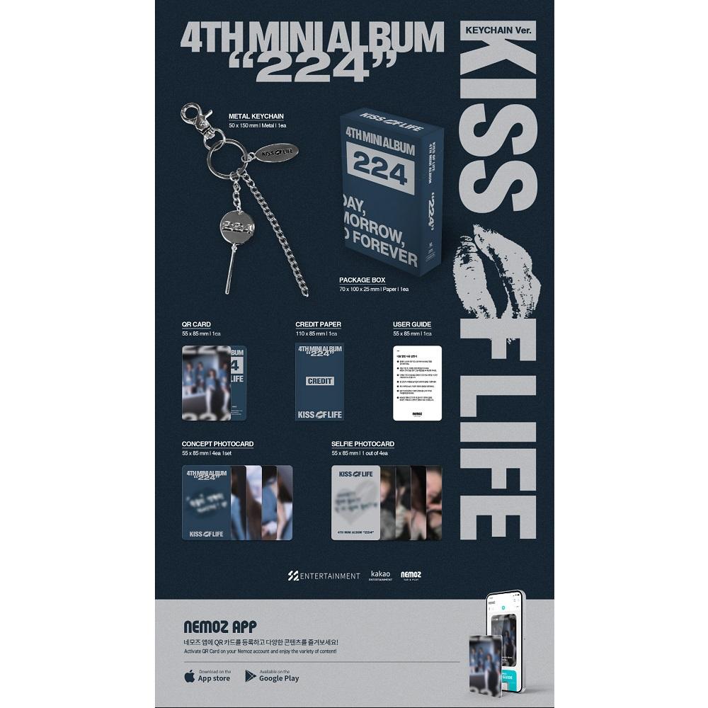 Kiss Of Life 4th Mini Album 224 [Keychain Ver.]