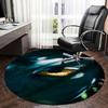 Avatar-Inspired Chair Mat - Round Carpet for Home Decor, Office Use, and Gifts - Perfect for Living Room, Bedroom, and Various Rooms0230b