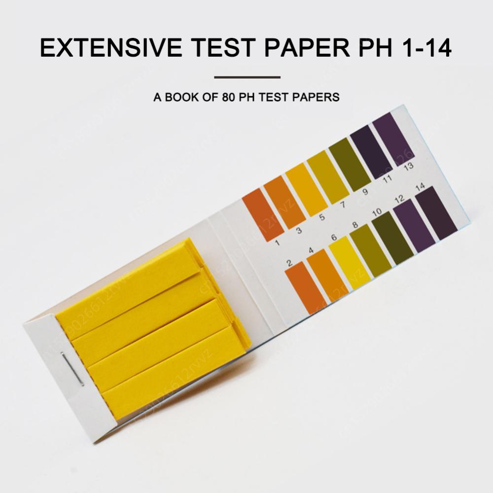 10-50Pack PH Test Strips Full PH Meter PH Controller 80 Strips/pack 1-14st Indicator Litmus Tester Paper Water Soilsting Kit