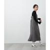 N Natural Beauty Wave Sleeve Knit Black Basic Women's Sweater,