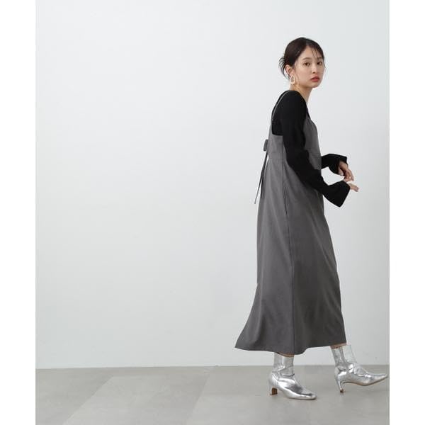 N Natural Beauty Wave Sleeve Knit Black Basic Women's Sweater,