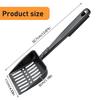 Metal Fireplace Ash Hollow Out Wood Stove Ash Sifter Charcoal Shovel Fireplace Tools Iron Coal Shovel for Wood Stove