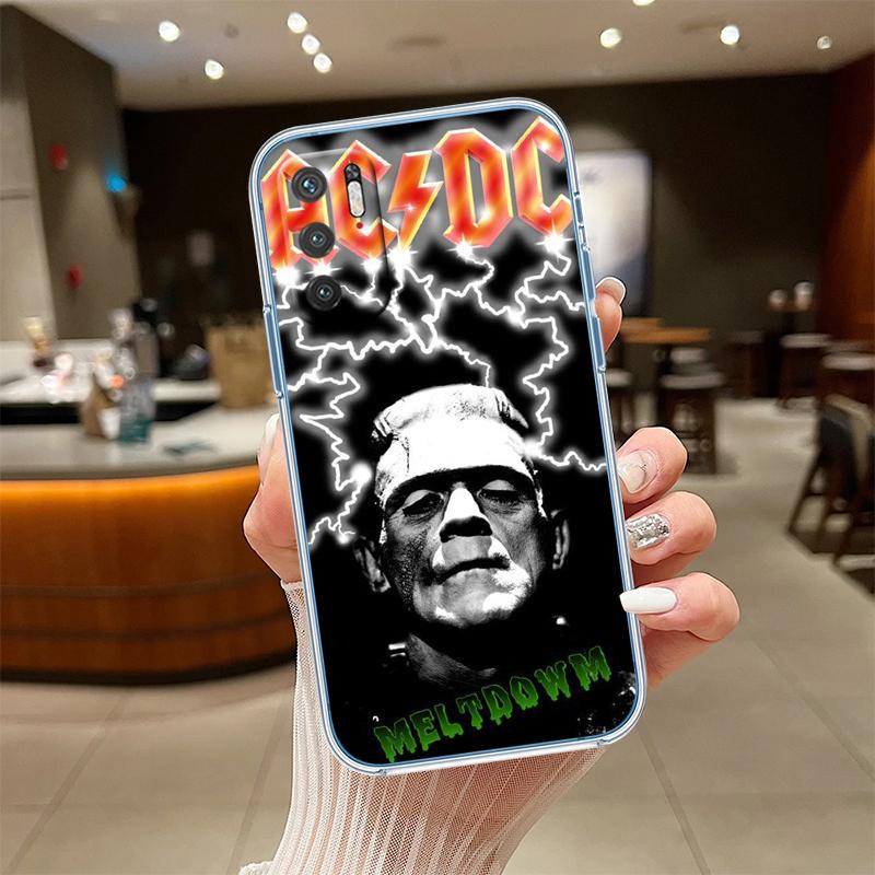 RE1 A-acdc Transparent Phone Case for LG K22 K30 K40 K40S K41 K42 K50 K50S K51 K51S K52 K61 K62 K71 K92 Q60 Q61 V40 V50 V60