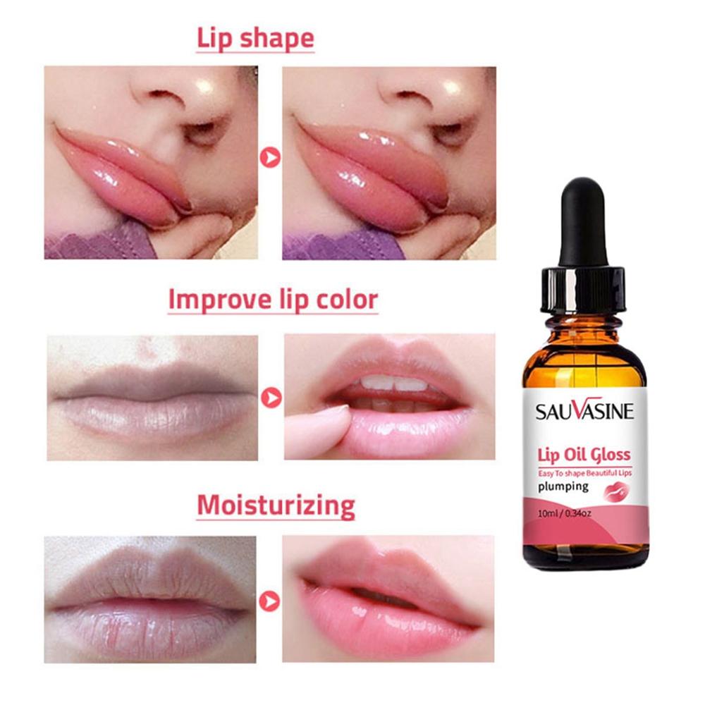 Instant Voluming Lips Plumper Serum Oil Moisturizing Lip Gloss Oils Repairing Reduce Lip Fine Lines Cosmetic Volume Lipstck