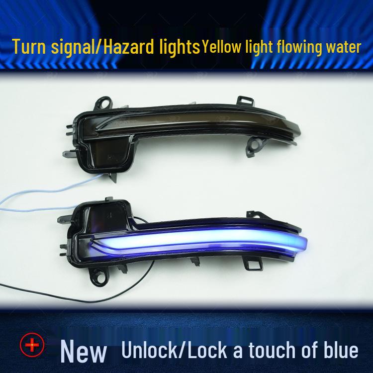 BMW 2 Series (2012+) Sequential Turn Signal Blue Rearview Mirror Light