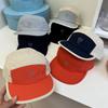 Summer Quick-drying Flat Hat Men's and Women's Fashion Color Matching Five-piece Cap Outdoor Sports Mesh Breathable Sun Hat