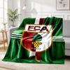 FC Augsburg Pattern Blanket for Home Decoration, Bed, Sofa, Car Travel, Camping, Suitable for All Seasons, Birthday Christmas Gift