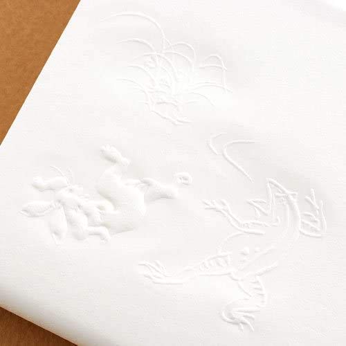 Teezeremonie Utensilien, Teezeremonie Kaishi, Choju Jinbutsu Giga Relief, 30 Blatt, 2 Rollen, Ogura Kaishi Honpo