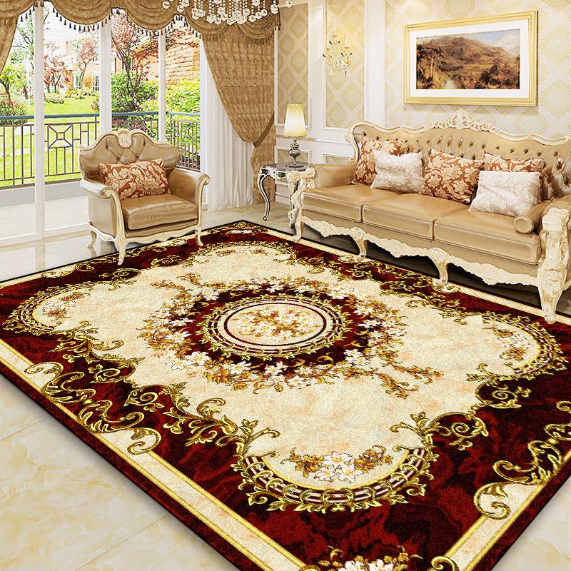 Evropské luxusní koberce pro obývací pokoj 200x300 cm Měkké koberce Dekorace ložnice Domácí šatna Plyšová protiskluzová podložka na podlahu Přizpůsobitelné