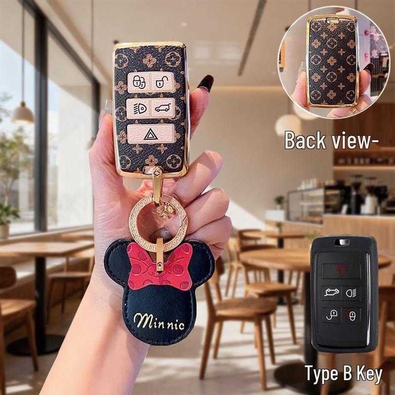 Land Rover Key Case for Evoque, Range Rover, Discovery, Sport, Defender 110, Velar