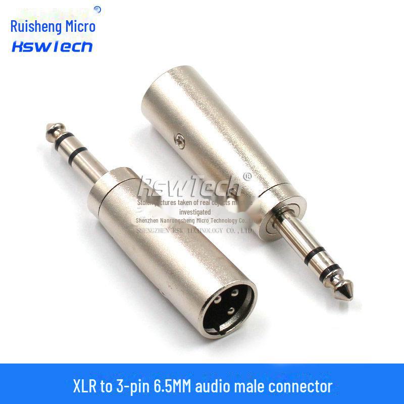 

Аудиоадаптер XLR-6,35 мм «мама» для микрофона/микшера