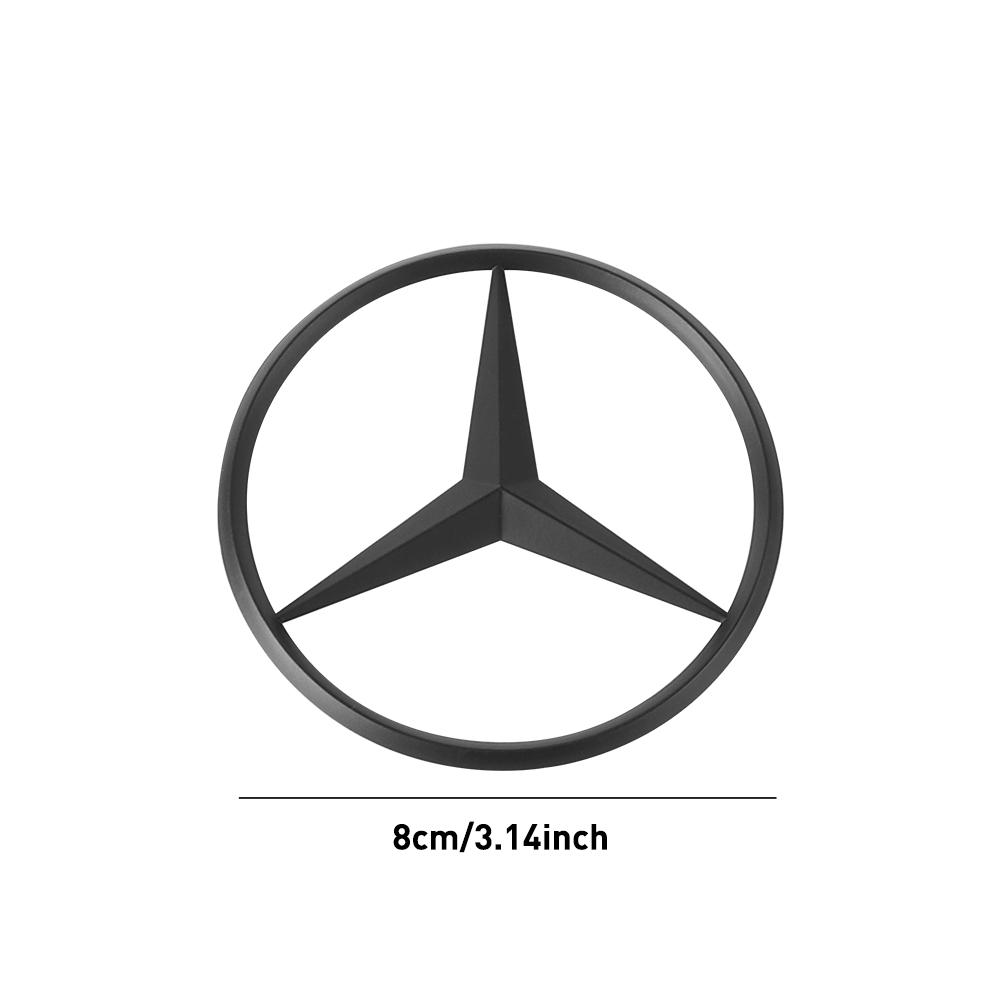 GLC GLB 1pc 8cm ABS Car Rear Decal Trunk Emblem Sticker Buckle for Mercedes Benz CLS350 CLS400 CLS500 CLS550 CLS63 AMG S W218 2