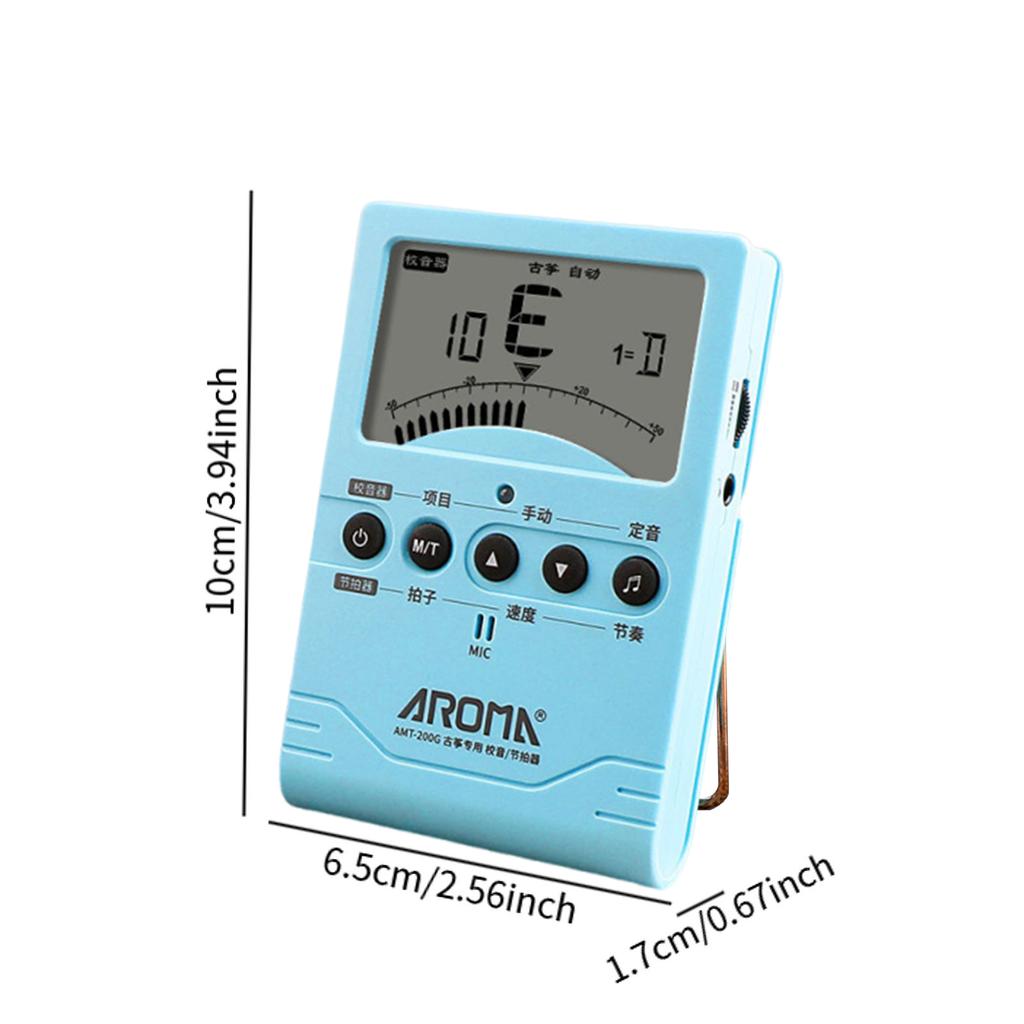 Digital Metronome Tuner Ukulele Tone Generator Automatic Tuning Device for Bass Guzheng Musical Instrument Accessories