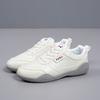 2025 New Spring Leather White Shoes Women's Korean Version of Versatile Casual Shoes Board Shoes Soft Sole Breathable Sports Running Shoes