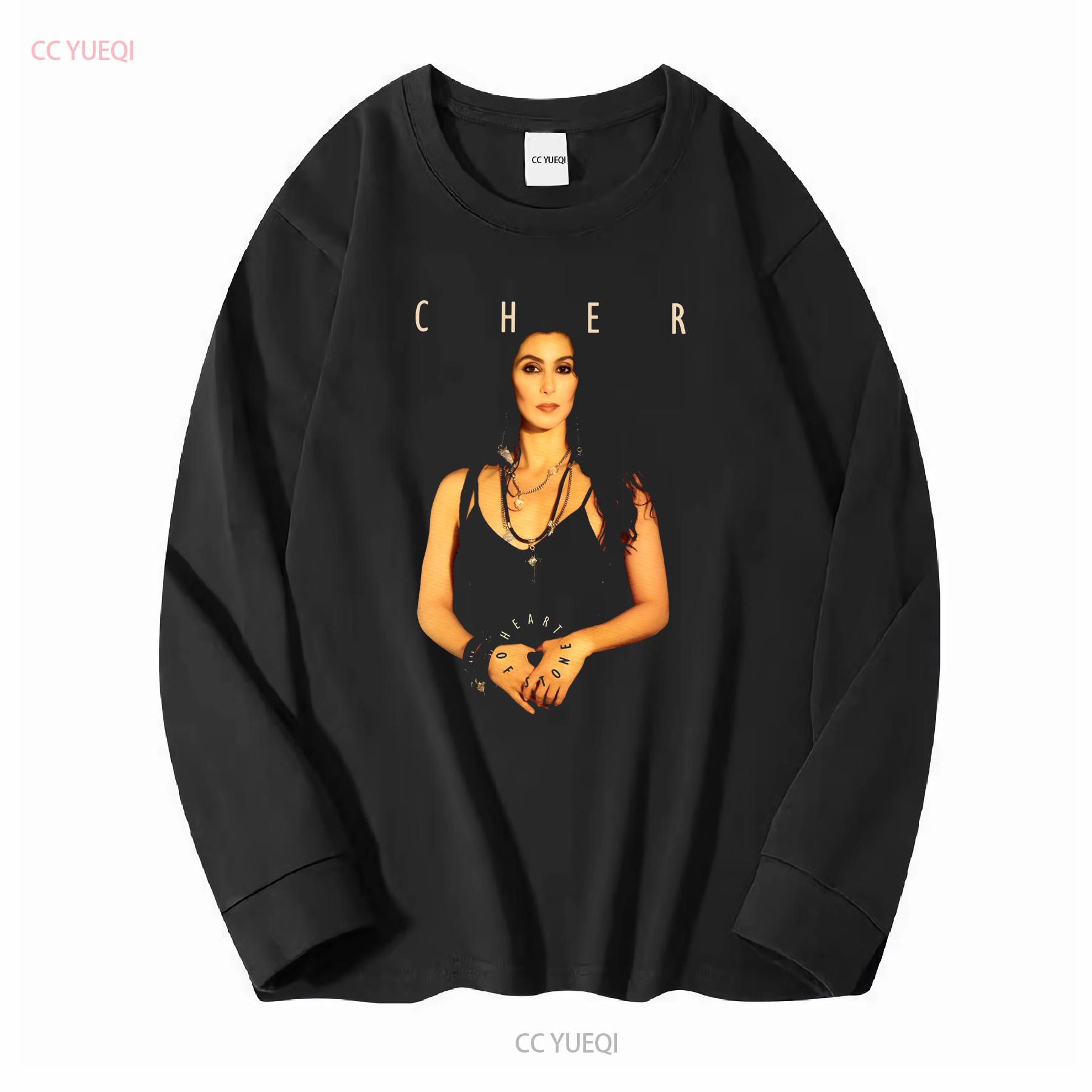 Rare Cher Heart Of Stone 1989 Funny Men S 5XL T Shirt 1HN869 vintage Washed Soft graphic Unisex streetwear Versatile fashion S