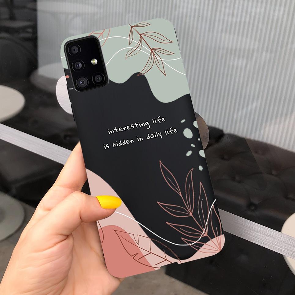 Soft Cover For Samsung Galaxy M51 M31 M21 Shockproof Protection Cases Shell Samsung M21 M31 M 51 Candy Matte Cute Bumper Etui