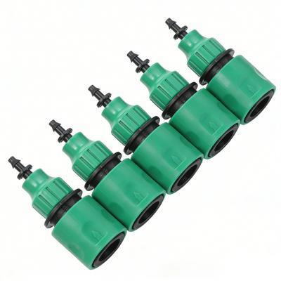 5pcsPlastic Water Pipe Quick Connector Garden Pipe Drip Irrigation System Watering Equipment Accessories Garden Water Connector5