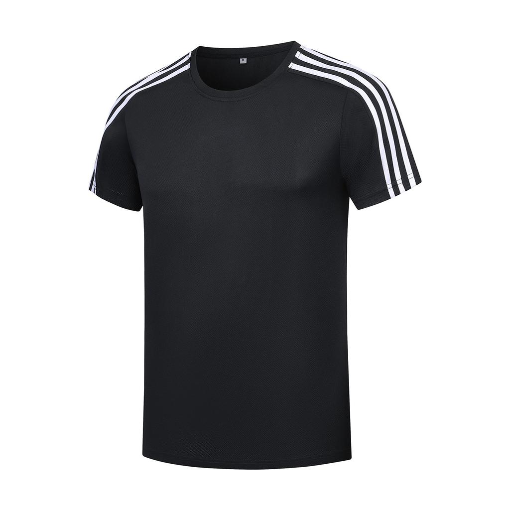 Completo sportivo da uomo alla moda, tre pezzi, casual, taglie forti, da viaggio, in gruppo, a maniche corte, da uomo