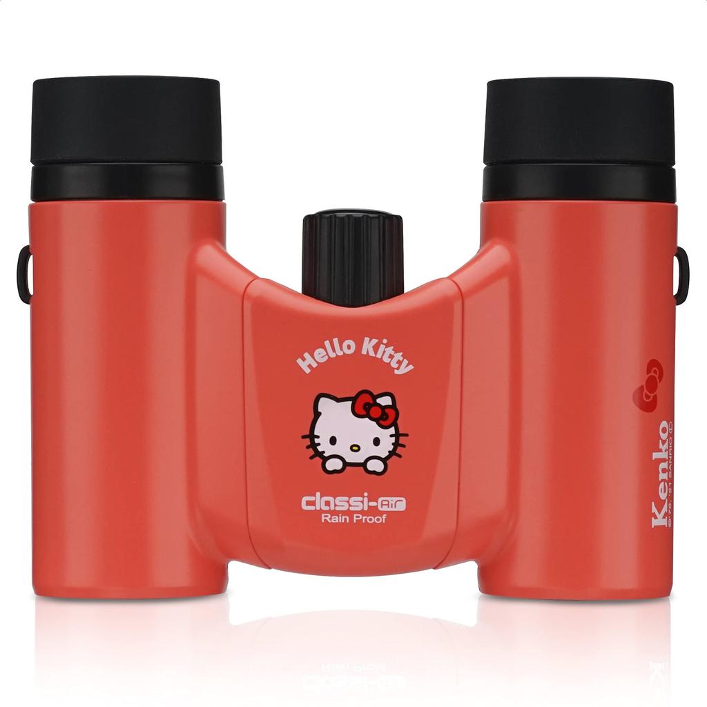 Kenko Sanrio Binoculars for 8x 21mm and Hello Kitty Concerts, Magnification, Aperture, Ultra-Lightweight Compact, Rainproof, Multi-Coated, Design,
