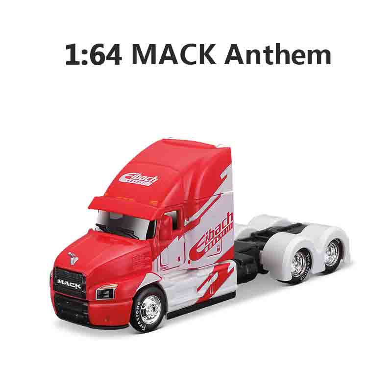 Maisto 1:64 Mercedes-Benz MACK Anthem International Trailer Model Simulation Car Model Alloy Car Toy Male Collection Gift