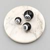 DIY Jewelry Accessories: Mini Resin Black Billiard Table Keychains & Bag Charms