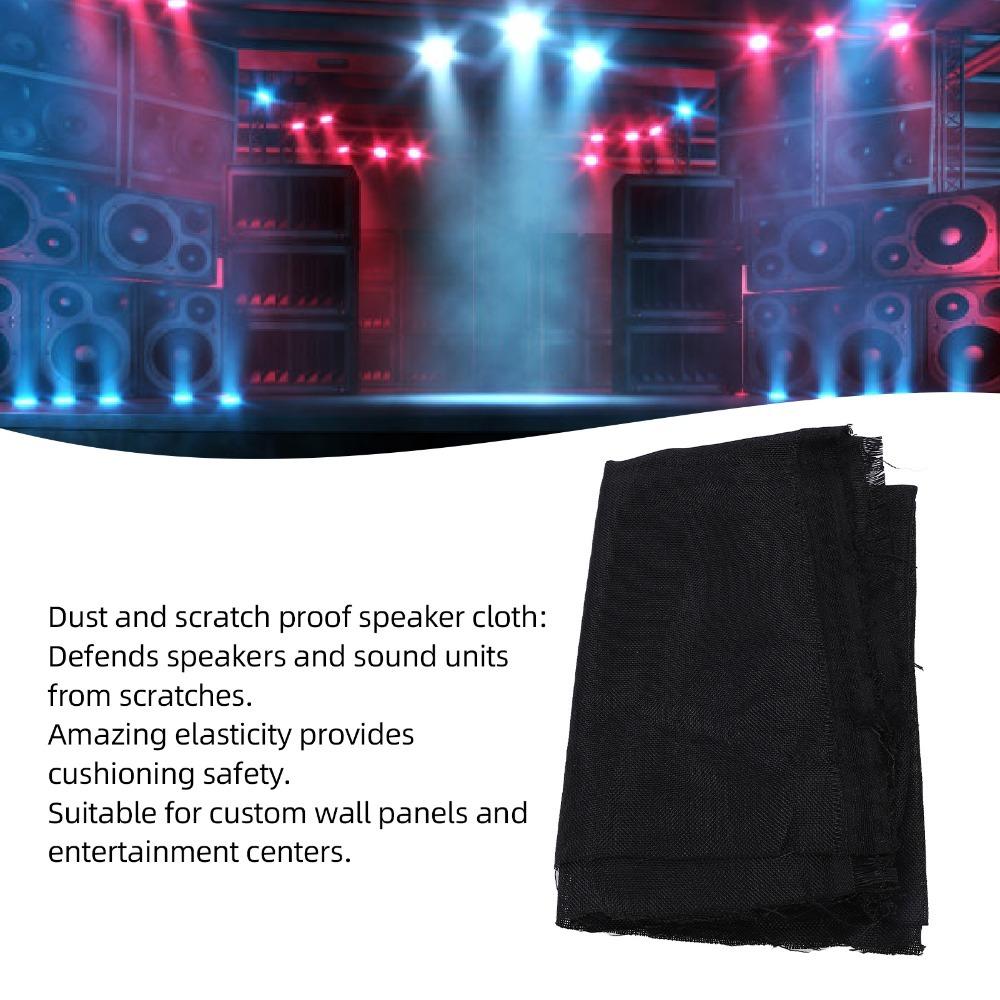 Light Transmitting Single Layer Speaker Grill Cloth Speaker Mesh Grill Fabric  Stereo Systems