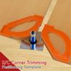 4Piece Woodworking Quick Locator Set for Precise R Angle and Radius Templates Routing Half Round Positioning Jigs Tools