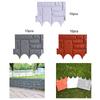 10x Garden Fence Flower Bed Fencing Simple Installation Landscape Edging Border for Patio