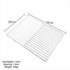 New Stainless Steel Cooling Rack Non-stick Silver Baking Tray Barbecue Cooking Mesh Shelf