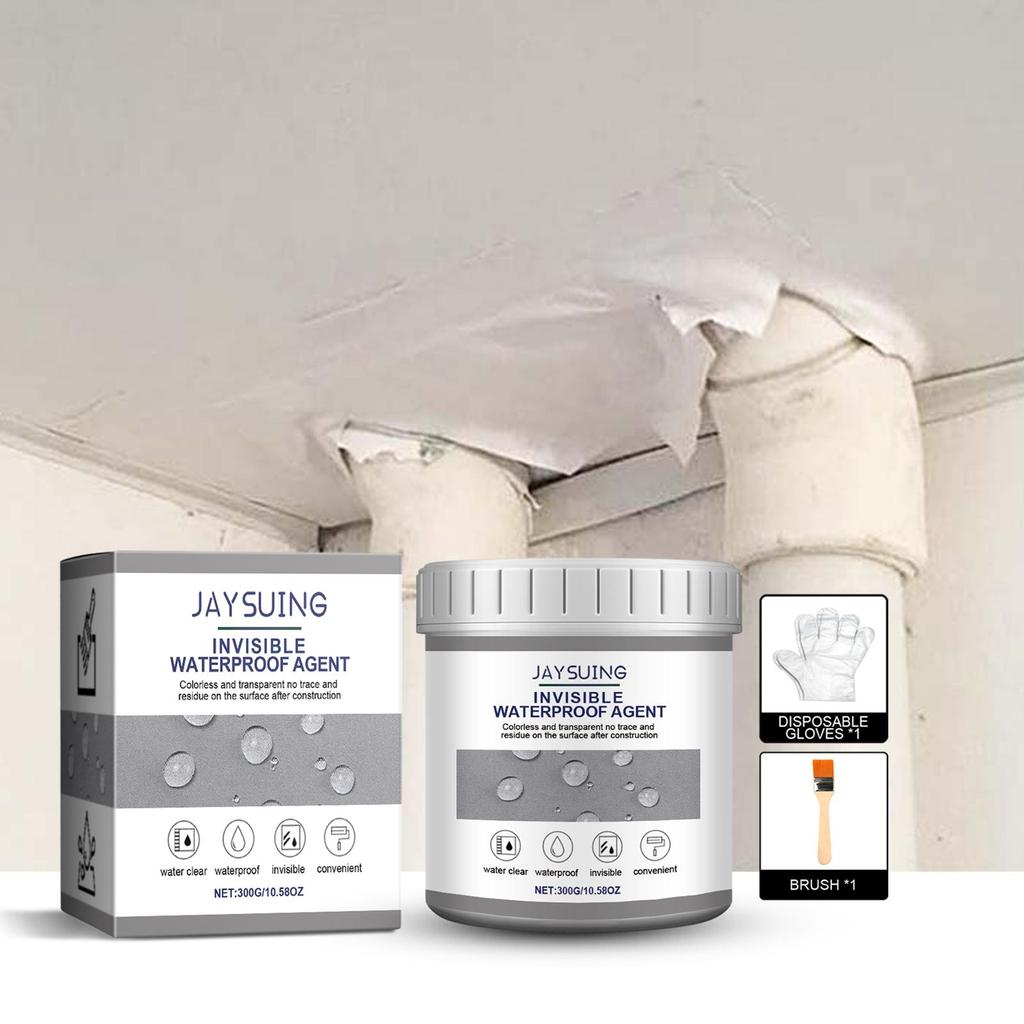 Водонепроницаемый клей-герметик (300г) ванная комната кухня наружная стена без разрушения кирпича ремонт протечек покрытие водонепроницаемый клей