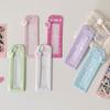 Cute Bow Design Pvc Photo Card Holder For School Id Card
