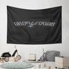 "Spurs Logo On Basketball Texture" Pattern Wall Hanging Tapestry Decorative Tapestry Home Decor for Bedroom and Living Room