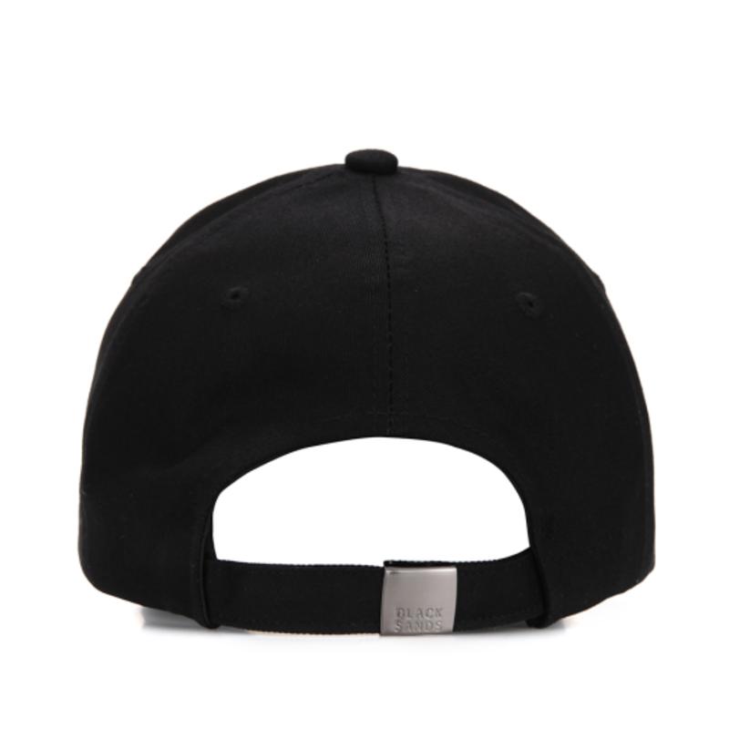 BLACK SANDS Essential Simple Embroidered Ball Cap_Black