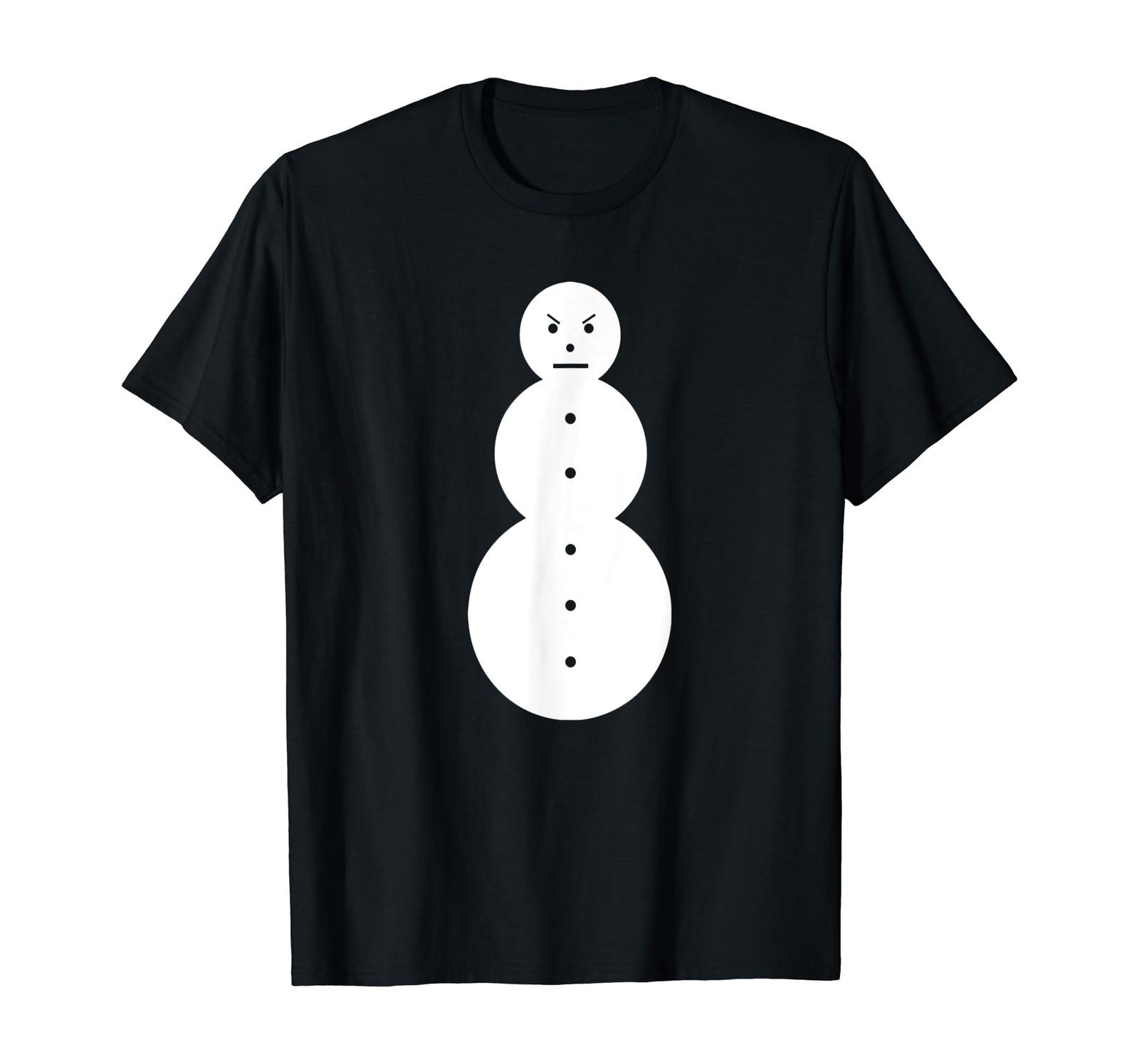 Funny Angry Snowman Shirt - The Jeezy Snowman T-Shirt S