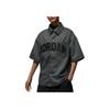 Camicia a maniche corte in cotone lavato Essentials Nera da uomo HQ9200-068