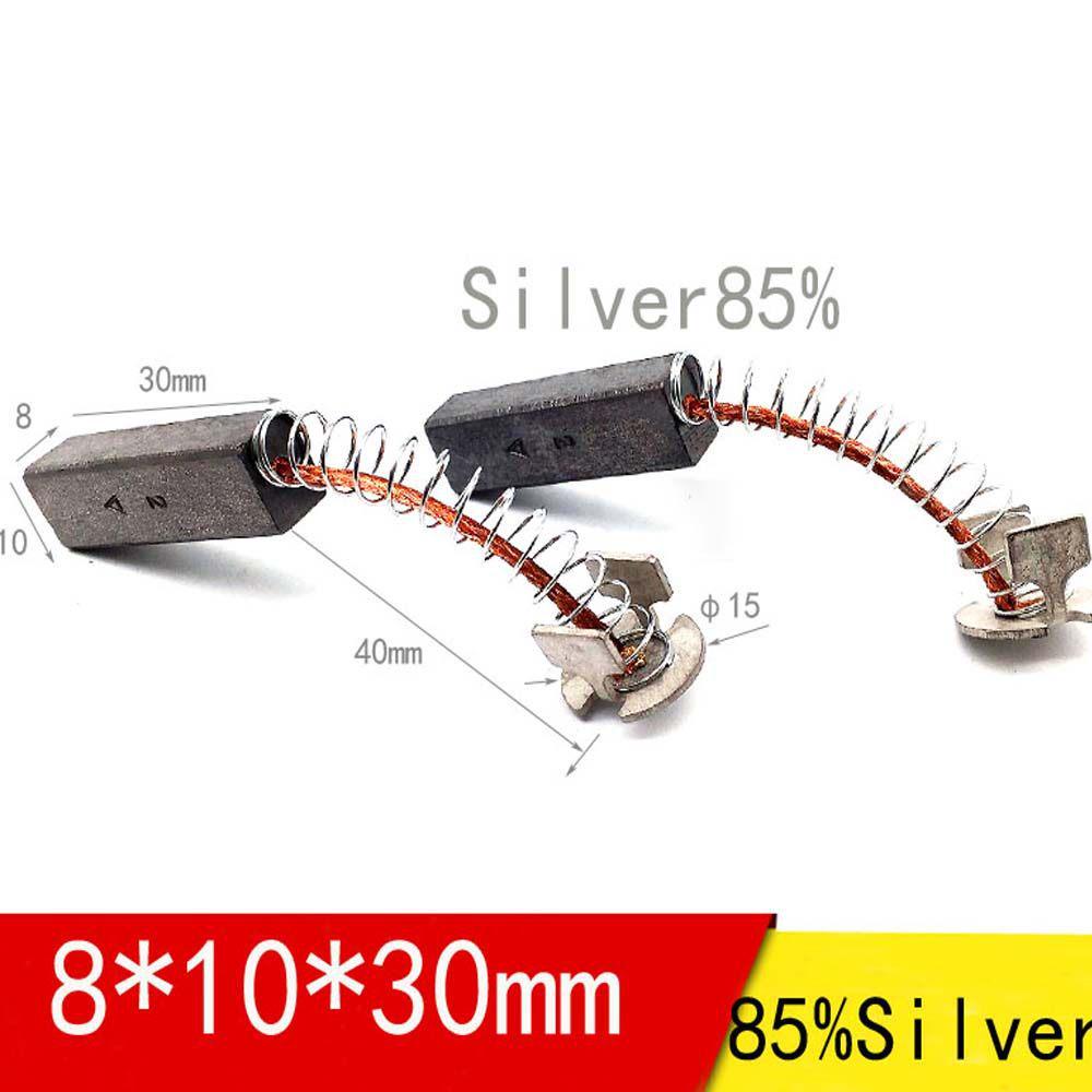 Silver Graphite Carbon Brush for CT Machine (3x4x20, 6x6x20, 8x10x30mm)