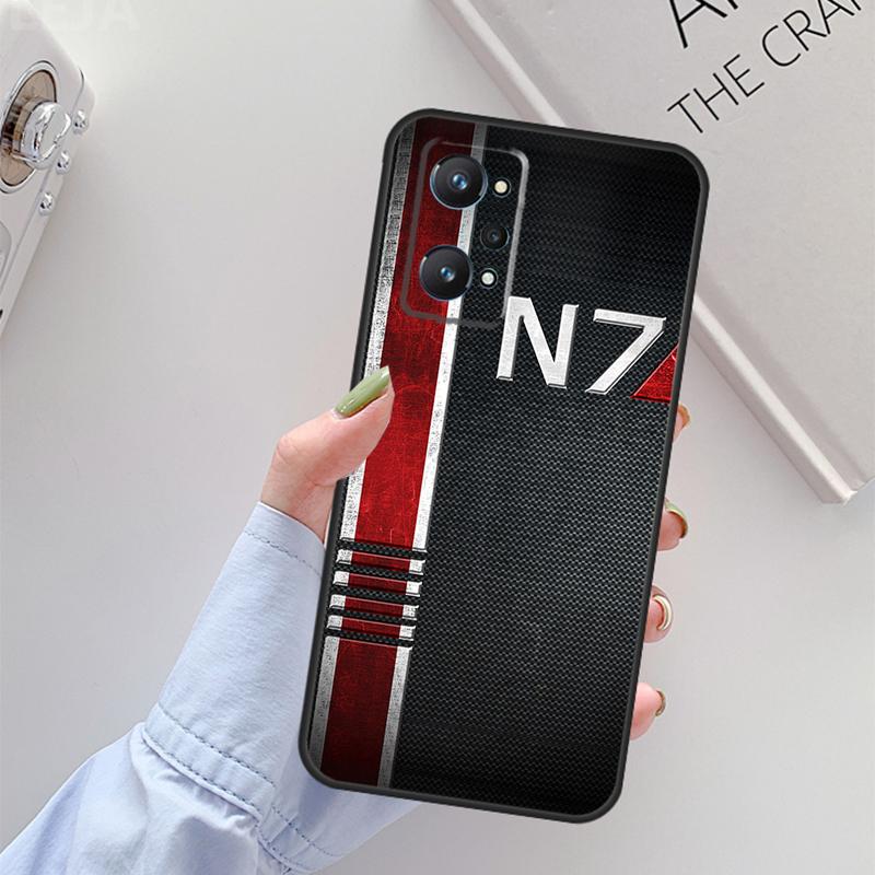 N7 Mass Effect For Realme 11 10 12 13 14 Pro Plus GT 5 6 6T GT7 Pro C67 C61 C53 C51 C21Y C25S C55 C75 Case
