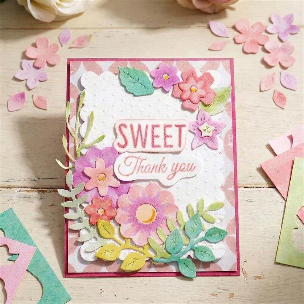 

Flower Carbon Steeel Cutting Dies for Scrapbooking Photo Album Decoration DIY Cards Making Craft Dies Cut dies